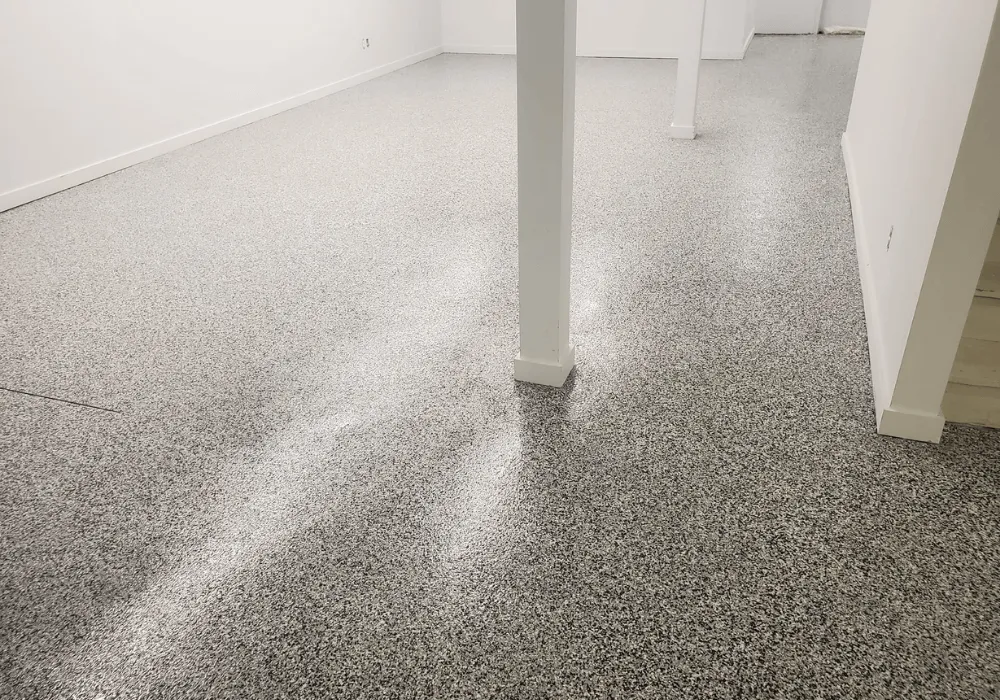 Polyaspartic floor coating