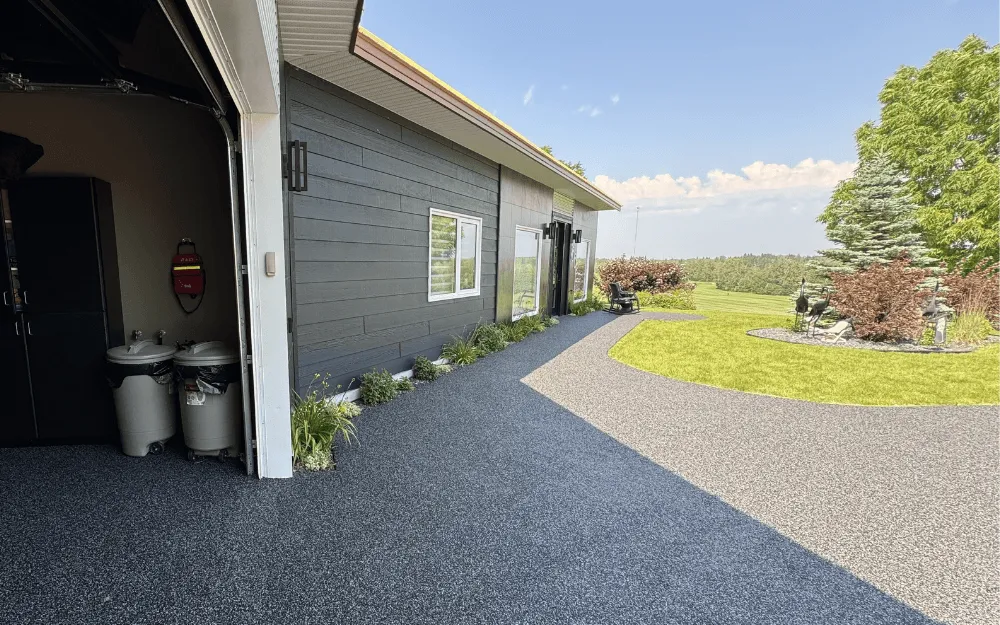 Rubber flooring garage