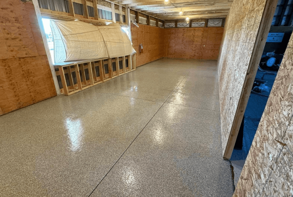 Polyaspartic floor coating