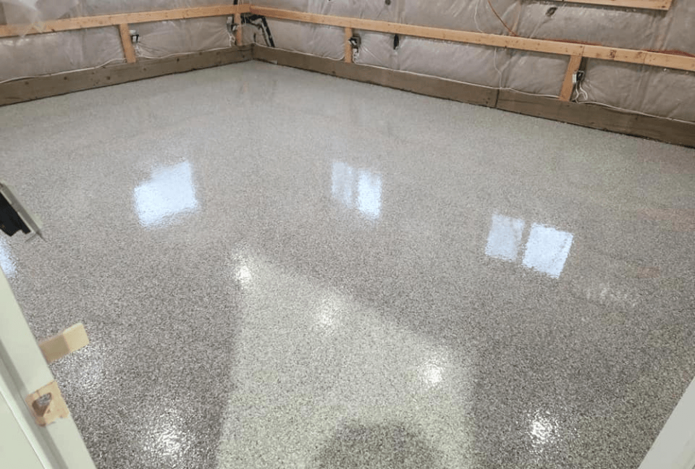 Polyaspartic floor coating