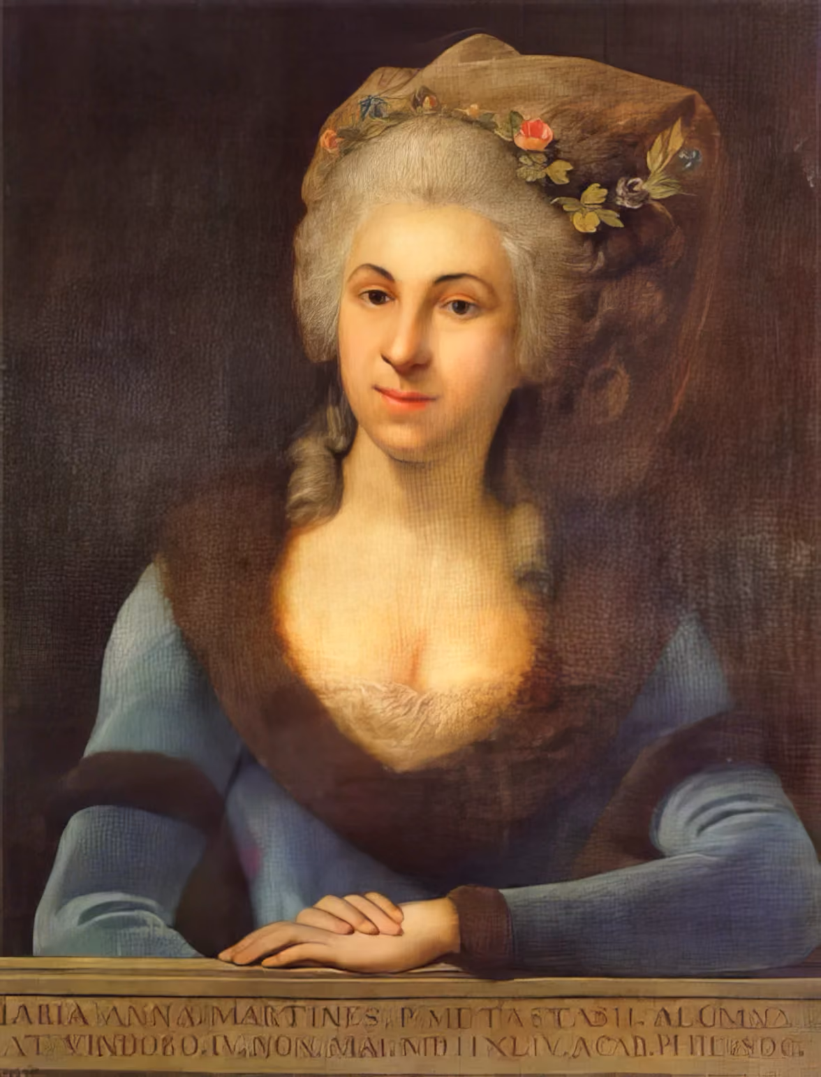 Marianna Martines um 1780, Gemälde von Anton von Maron