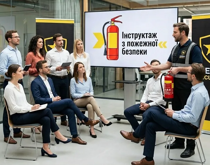 Інструктаж і навчання з пожежної безпеки