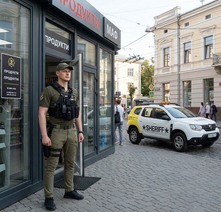 Охорона МАФів і магазинів від SHERIFF