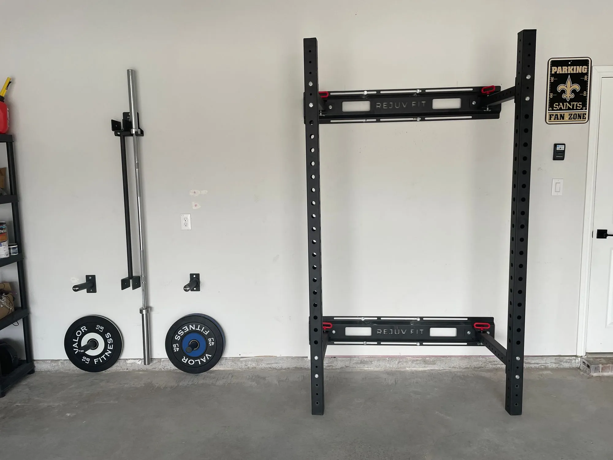 Weight Rack Install