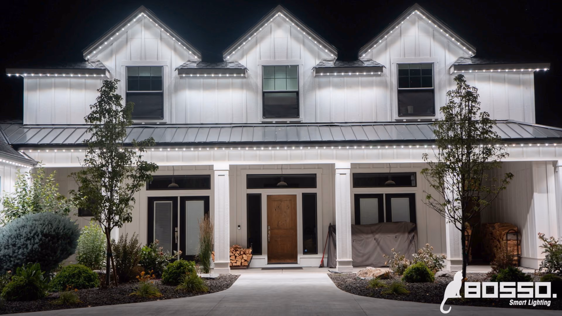 Bosso permanent architectural lighting