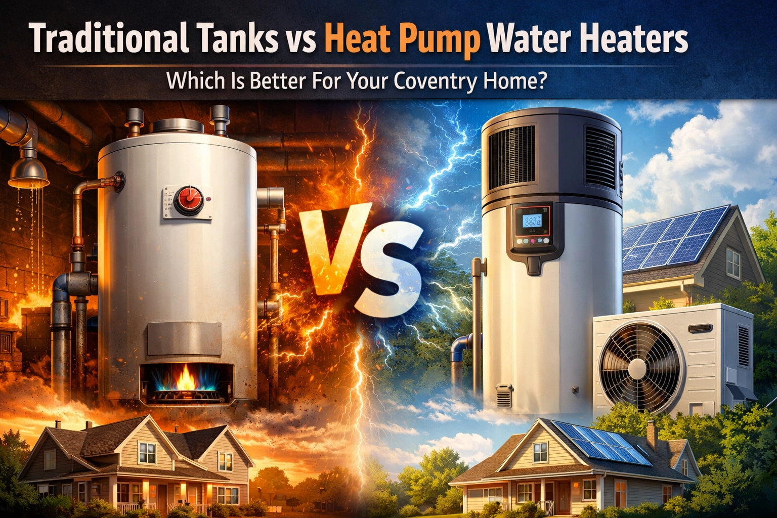 Traditional Water Heater Vs Heat Pump Watewr Heater