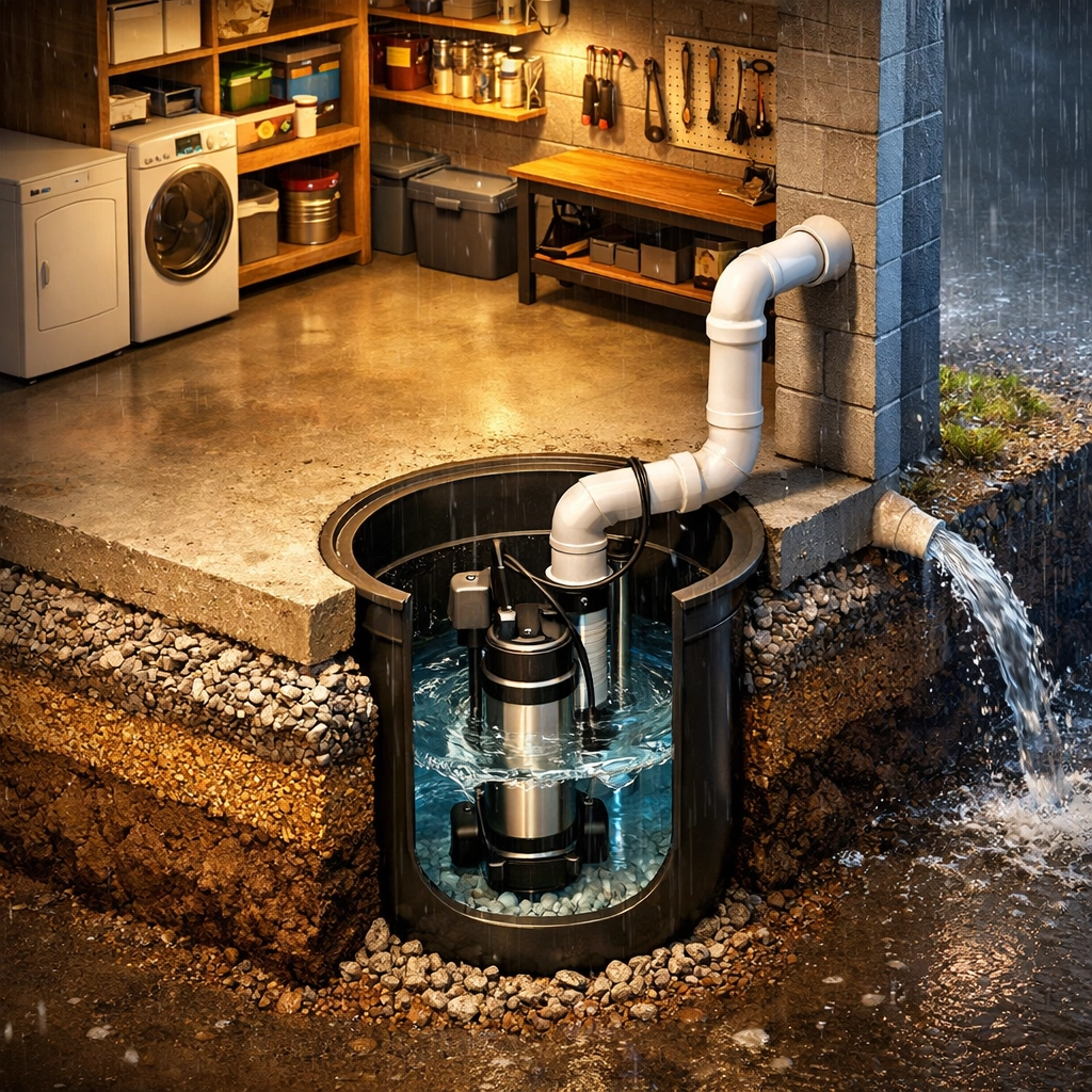 Basement Sump Example