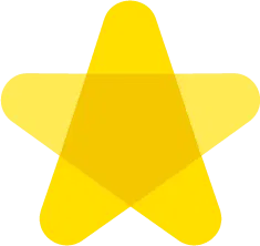 A bright yellow star symbolizing excellent service and customer satisfaction