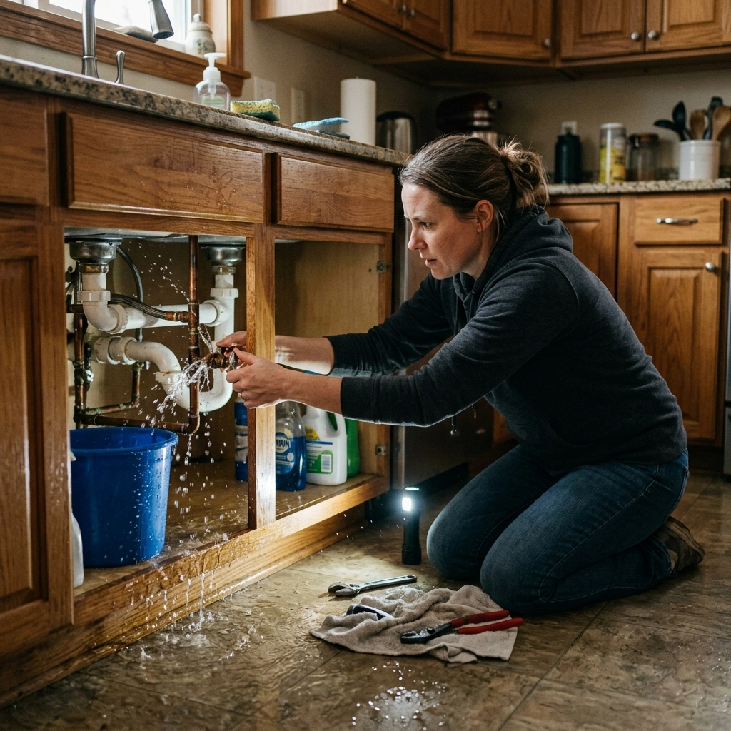 Kitchen Sink Flood