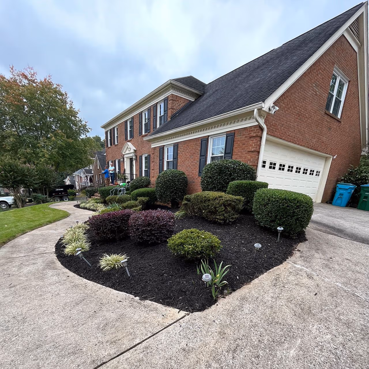 custom landscaping and outdoor transformation for residential home