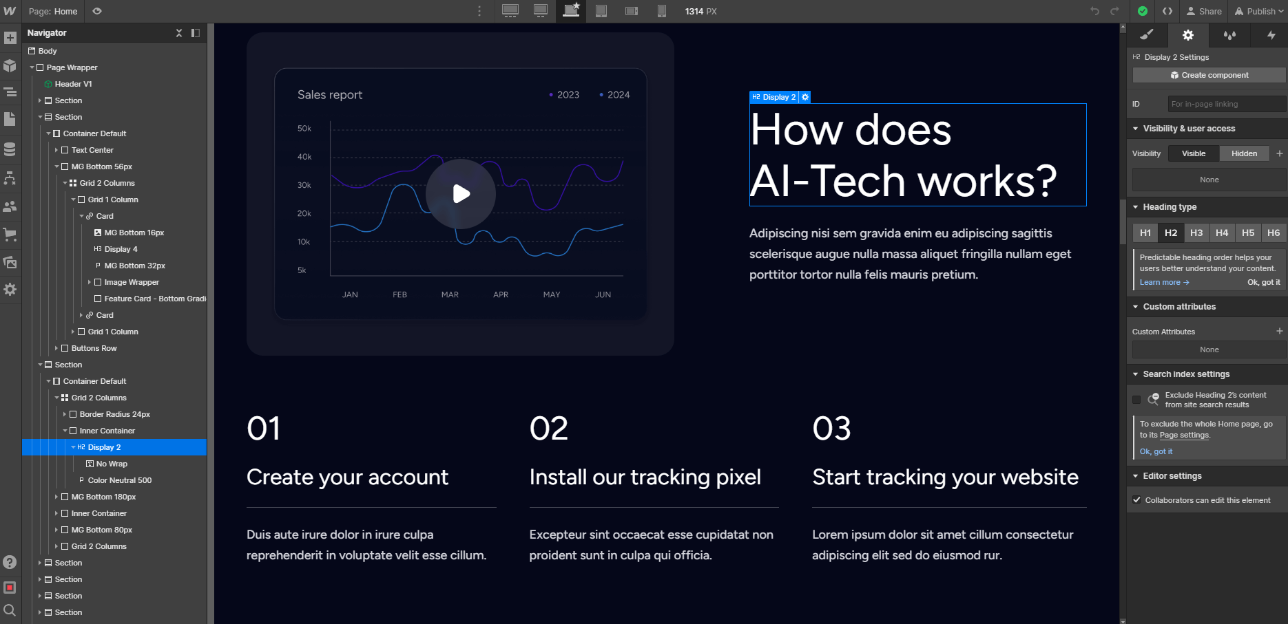 Static Content - AI-Tech X Webflow Template