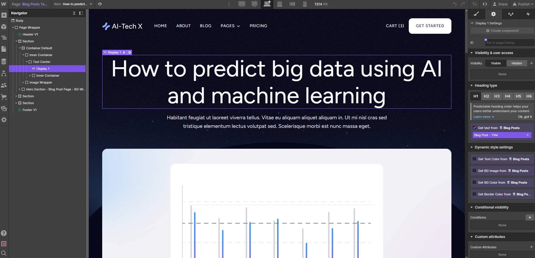 CMS Page - AI-Tech X Webflow Template