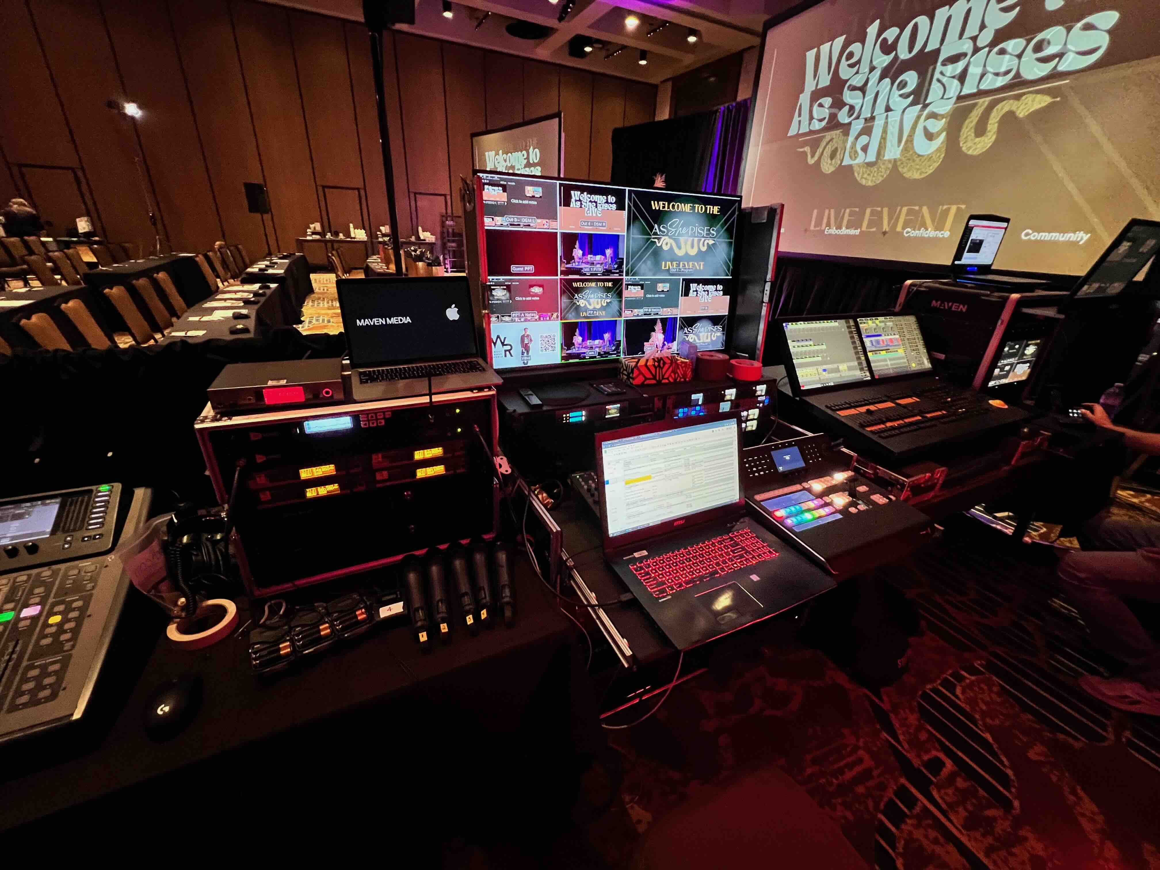 As She Rises Conference Production