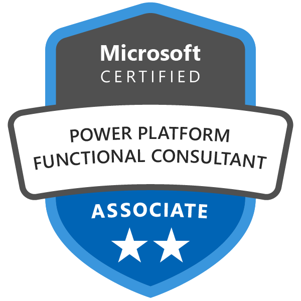 Badge de la certification Microsoft PL-200