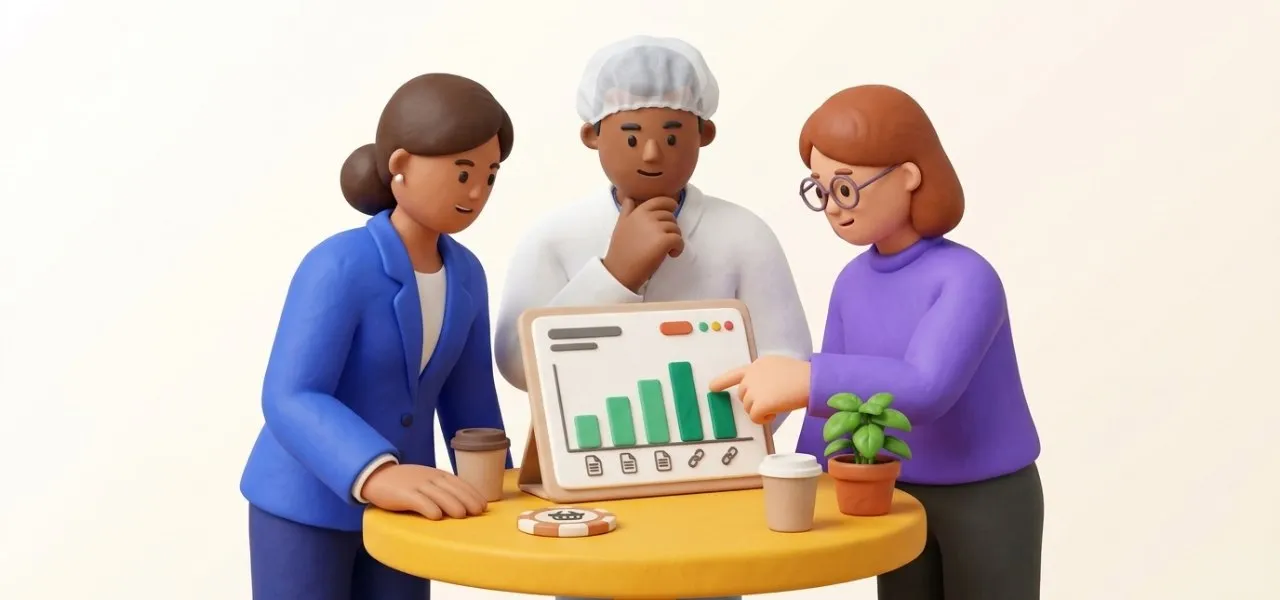 Commerce, production et finance regardent la même tablette et la source de chaque chiffre avant de négocier
