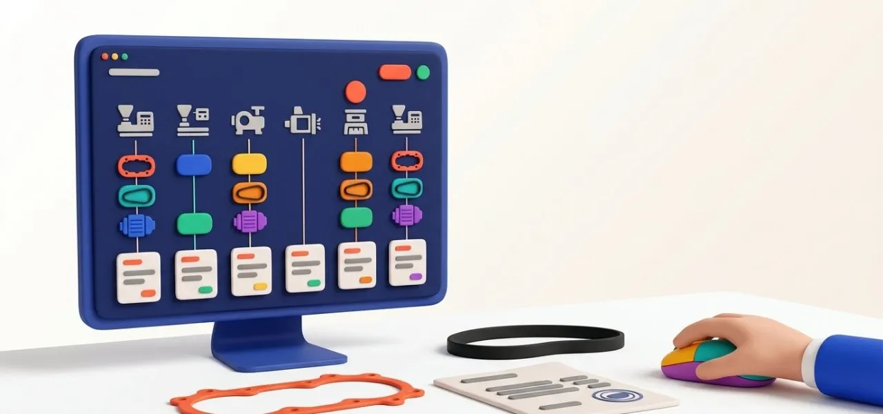 Chaque pièce sortie est rattachée à sa machine sur le tableau de bord, une machine consomme bien plus que les autres