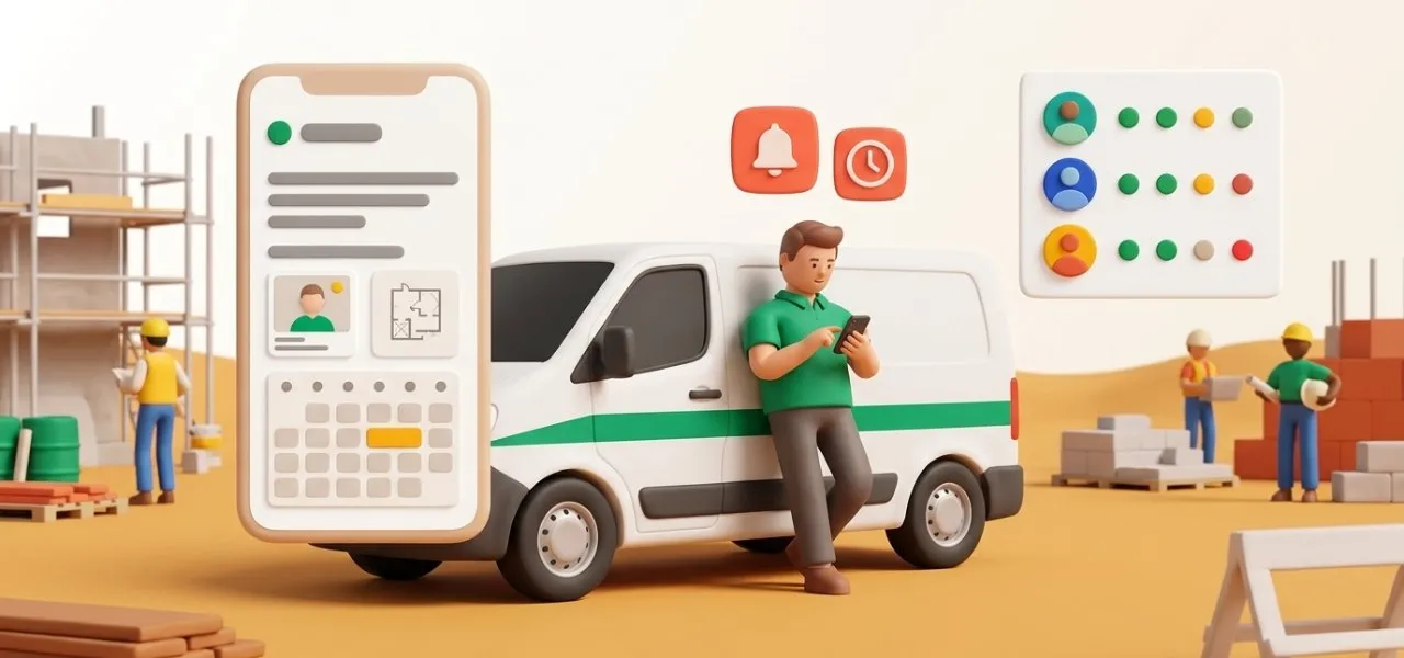 L'entreprise est notifiée le jour même avec la photo, le plan et le délai, et la relance part seule à l'échéance