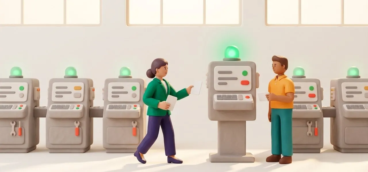 Le site qui sort du lot sur un indicateur est repéré et sa pratique est reprise sur la machine voisine