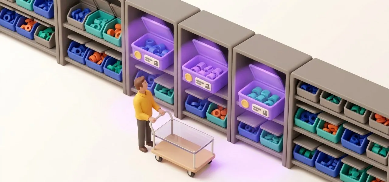 Les références jamais sorties ressortent avec leur valeur et leurs machines, et le stock se rationalise