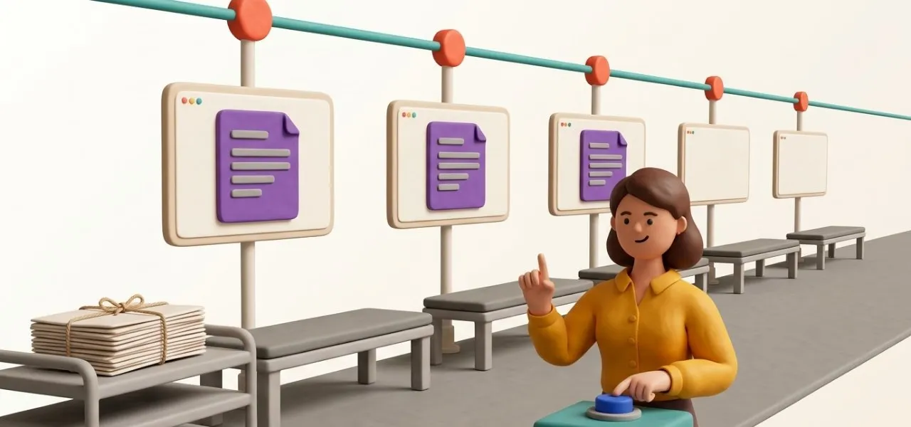 Une seule validation diffuse la nouvelle version sur tous les écrans de poste concernés à la date d'application