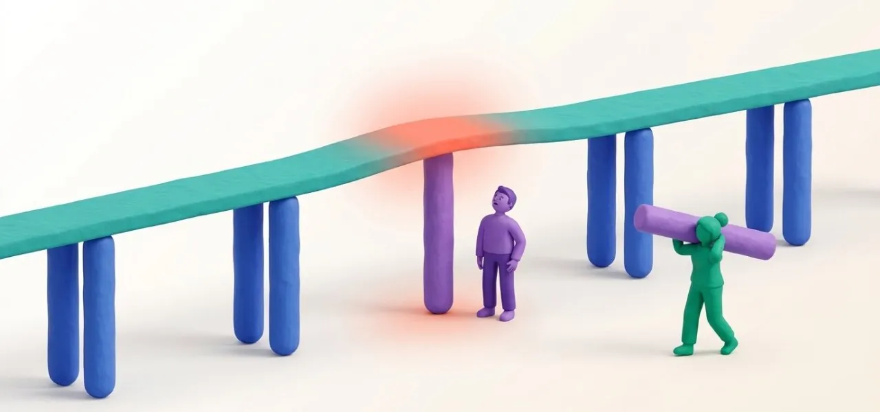 La compétence portée par une seule personne apparaît, et le binôme se met en place avant le départ