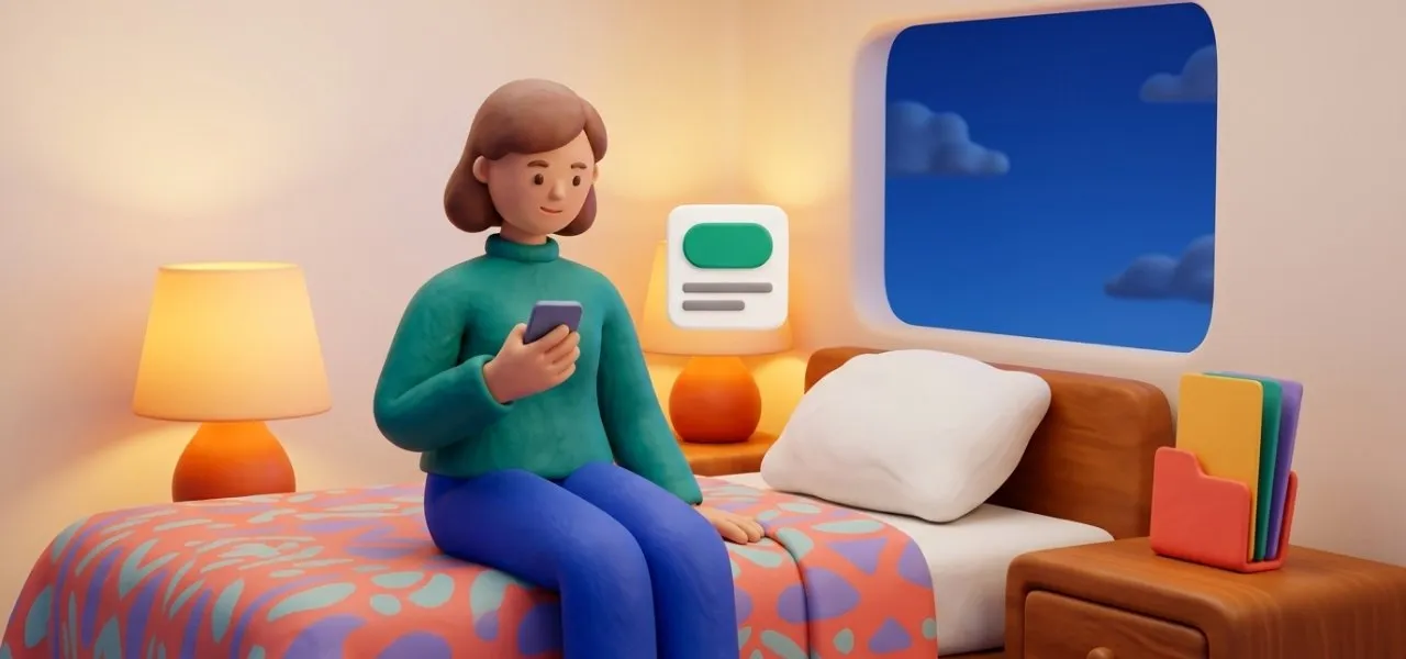 Le client reçoit le message de clôture dans sa chambre et la demande rejoint l'historique du séjour