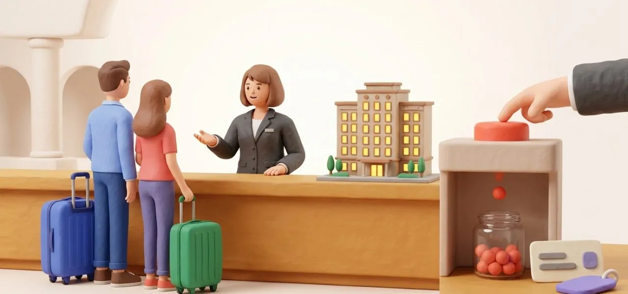 La réception compte en un appui la demande qu'elle a dû refuser, et le refus se rattache à la date de séjour