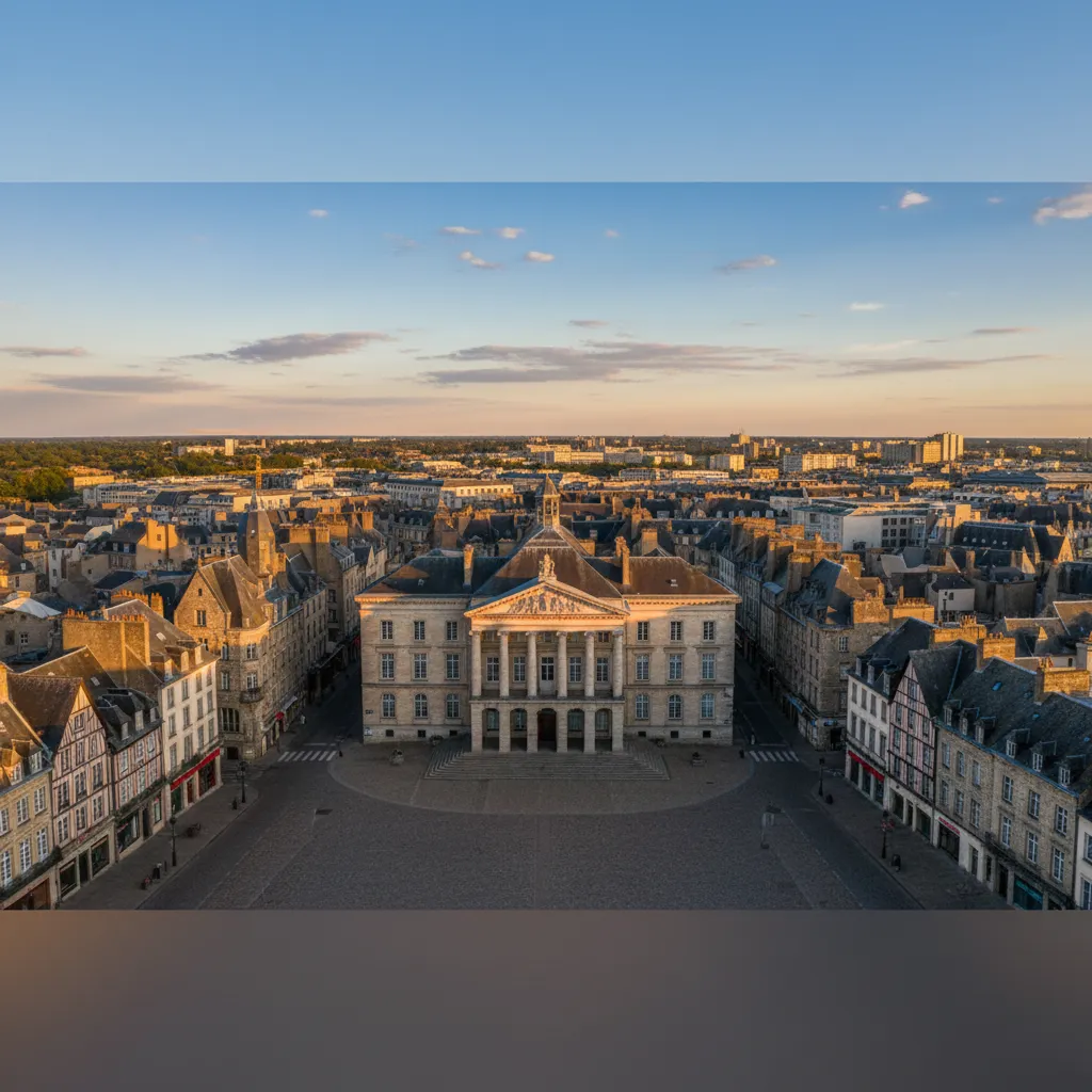 Rennes, la place du Parlement de Bretagne
