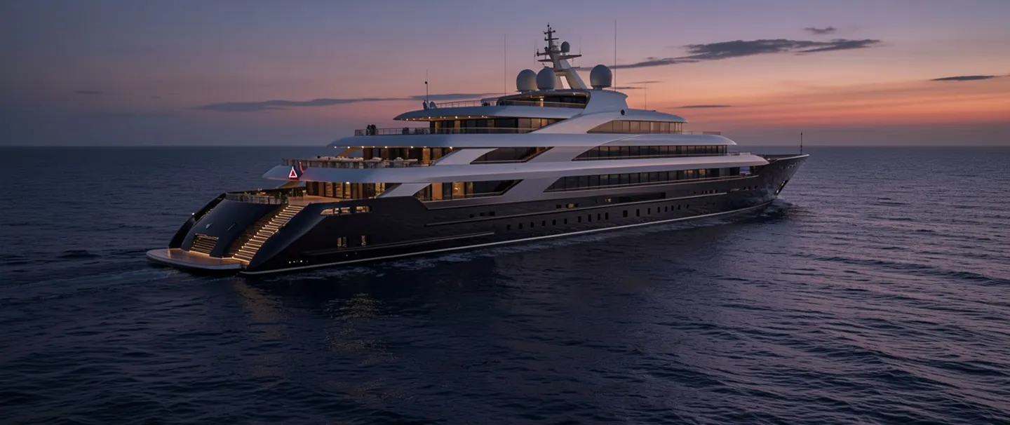 Black private jet with open door and stairs on runway at sunset, luxury car parked nearby.