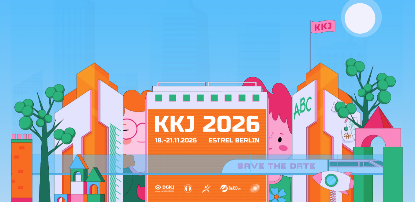 Illustriertes Key Visual des KKJ 2026, 18. bis 21. November 2026 im Estrel Berlin
