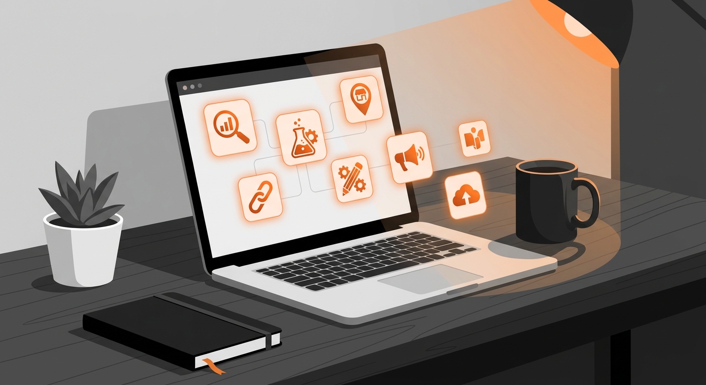 Illustration for Ahrefs, Market Brew, Moz Local SEO: 7 Tools Bootstrapped Founders Actually Use