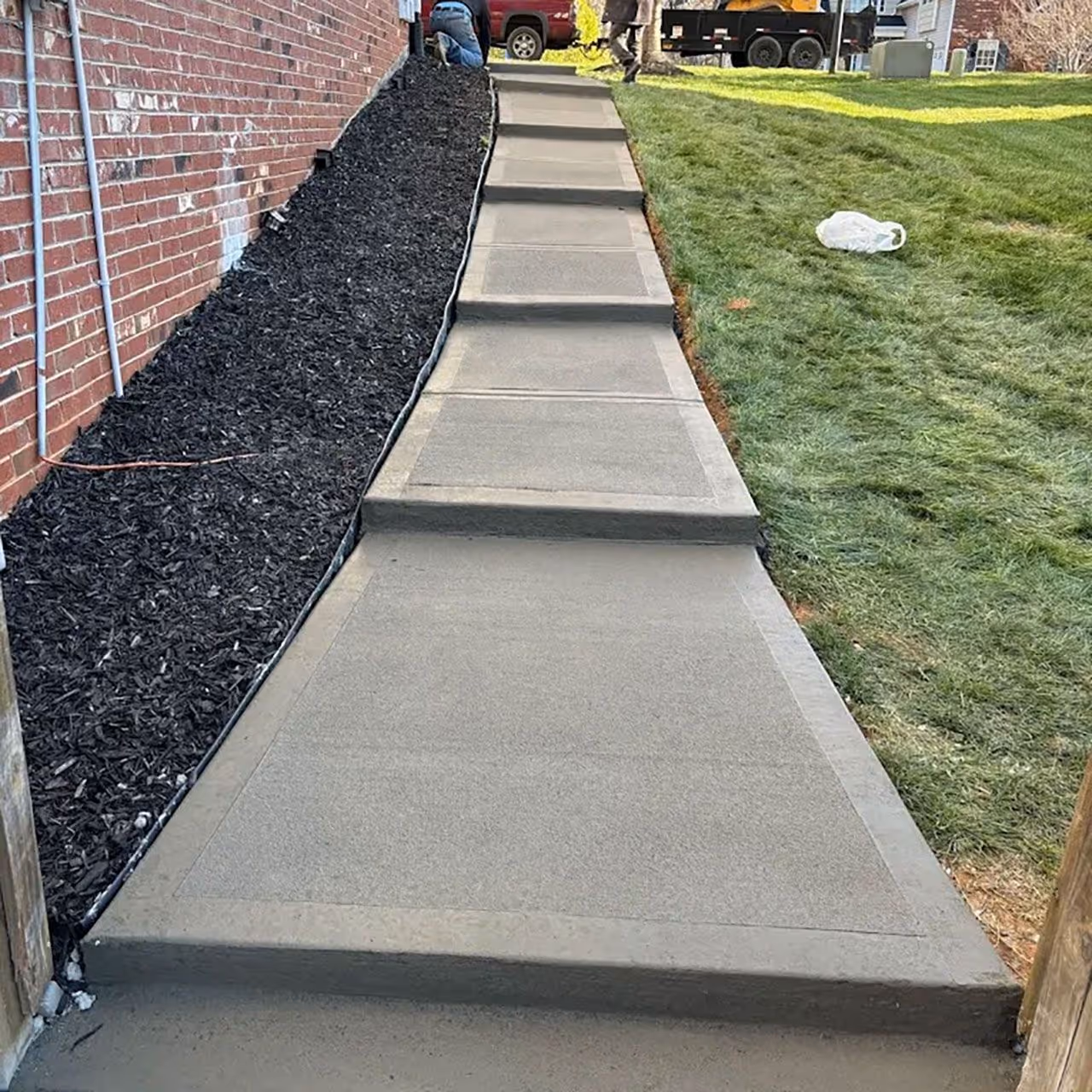 Paver walkway installation for durable, attractive outdoor pathways by Landa Construction Services