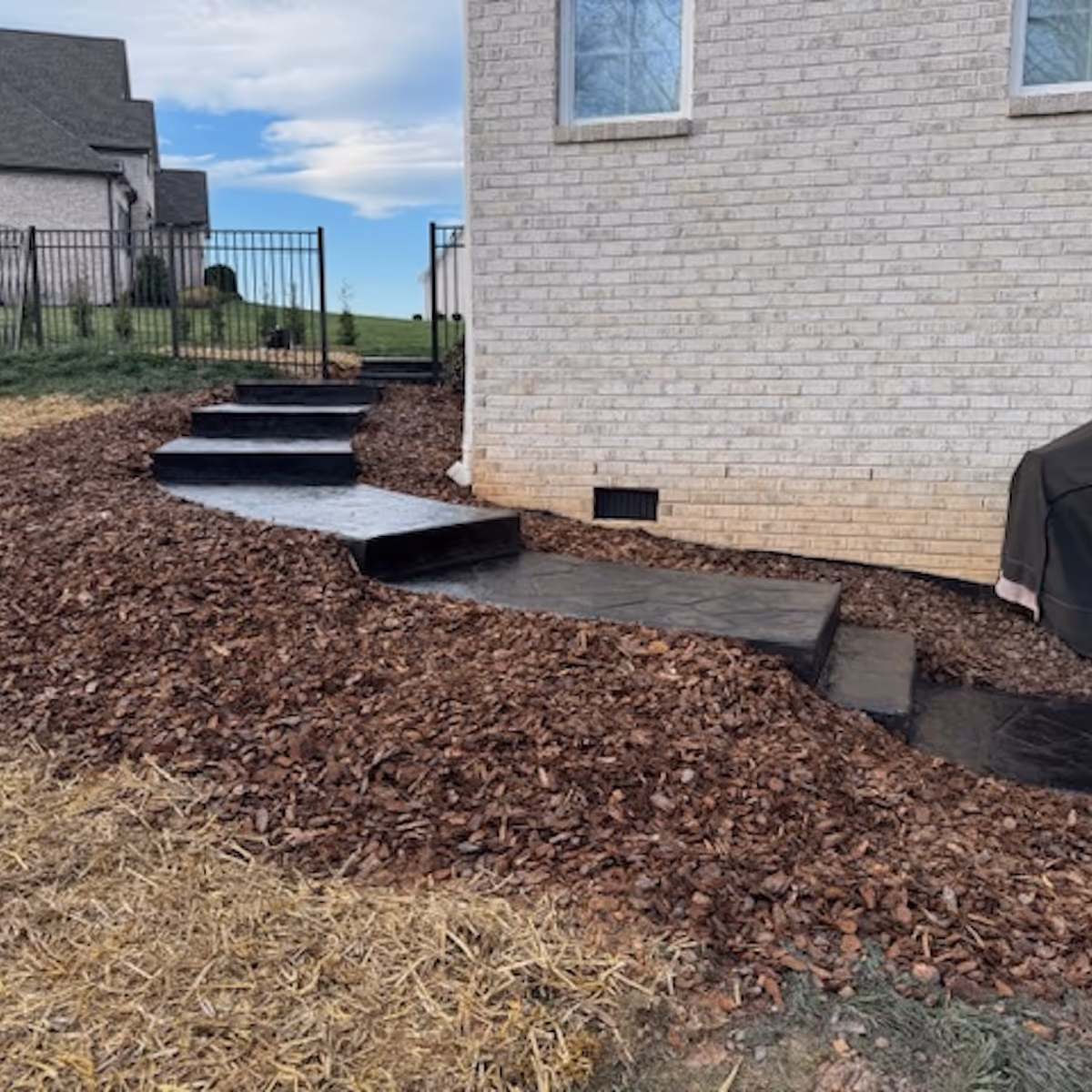 Durable concrete construction project completed by Landa Construction Services in North Carolina