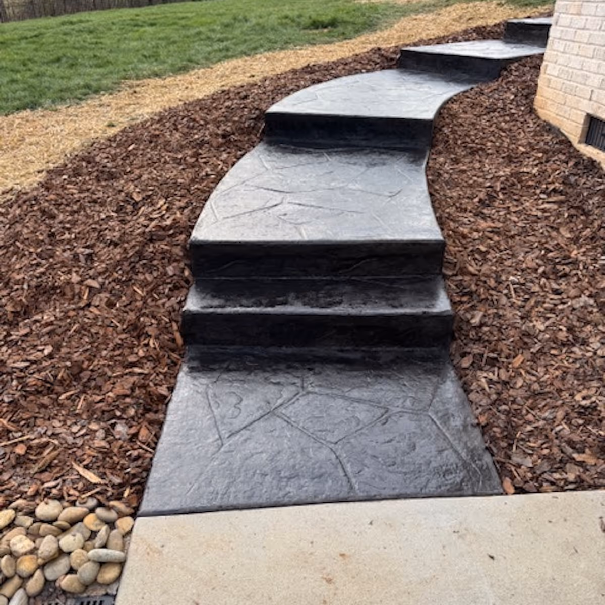 Homeowner choosing Landa Construction Services for reliable concrete, landscaping, and remodeling with quality craftsmanship and honest communication.