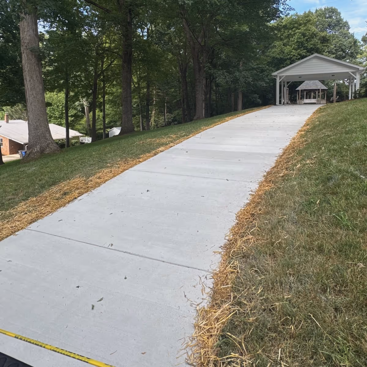 Residential concrete work completed with precision and long-lasting durability