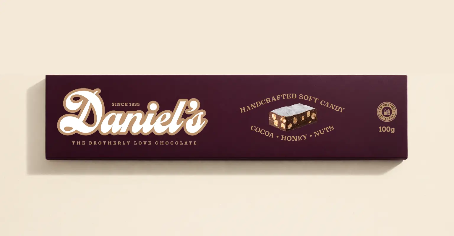 Daniele's soft chocolate 100g pack