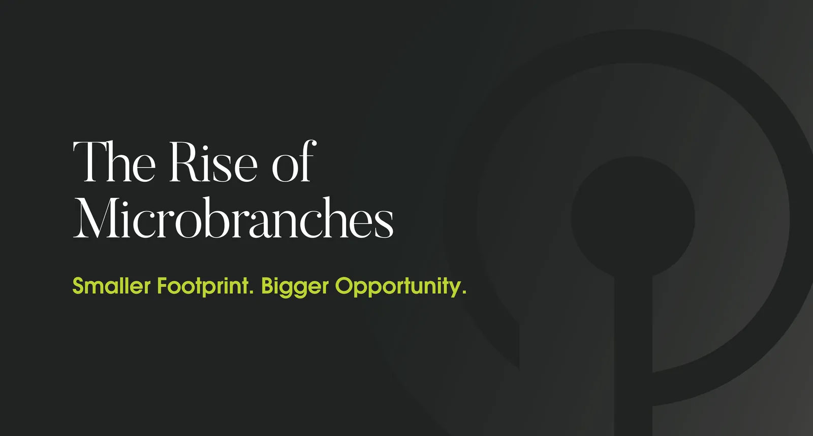 Title card for the blog post 'The Rise of Microbranches'