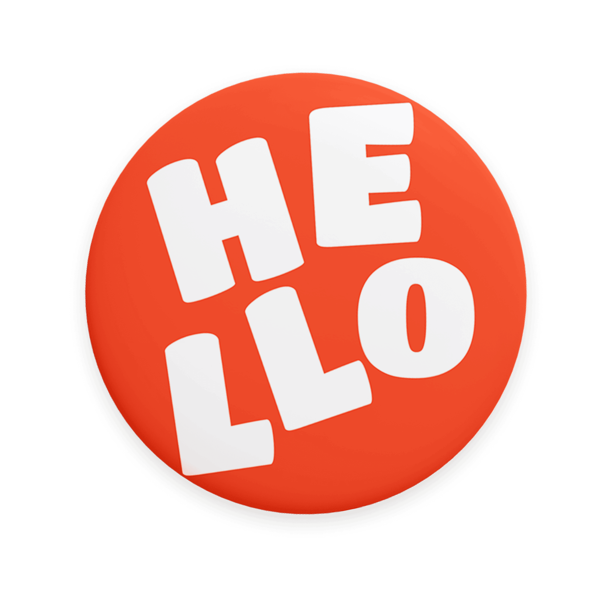 Hello Bg Orange Image - Print X Webflow Template