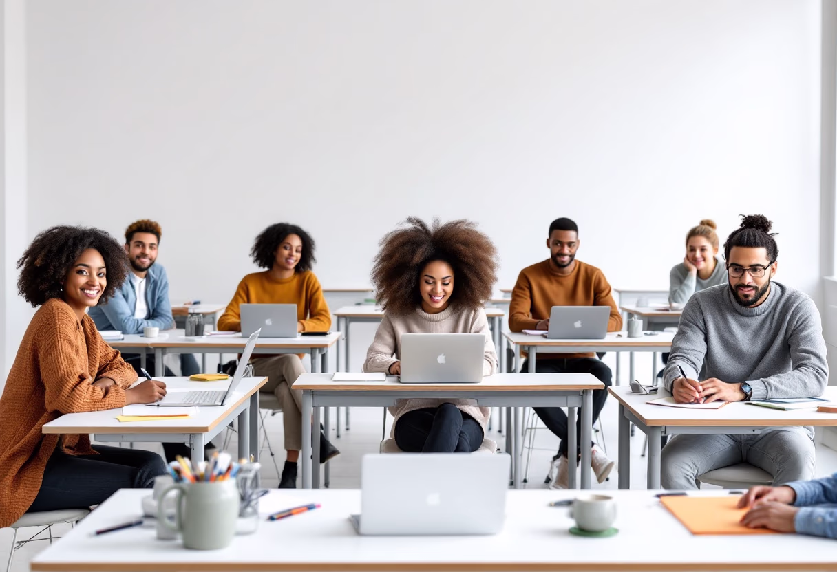 image of classroom setting (for a edtech)