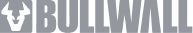 BullWall company logo with stylized bull head icon to the left of the text.