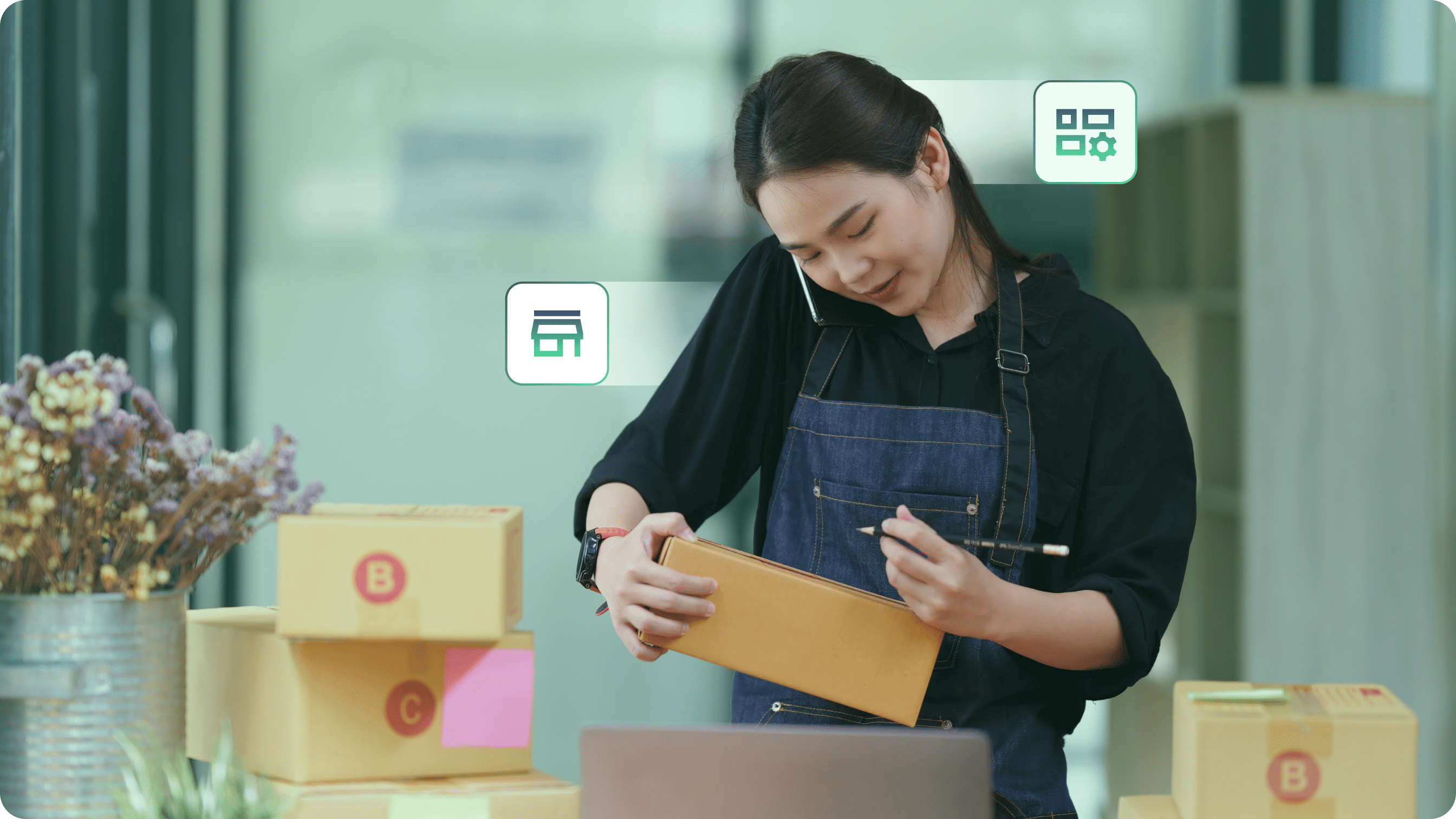Clover POS syncing through the SKU IQ inventory sync engine to Shopify, Squarespace, Wix, WooCommerce and BigCommerce