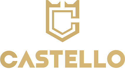 Castello brand logo with stylized castle turret above the word CASTELLO.