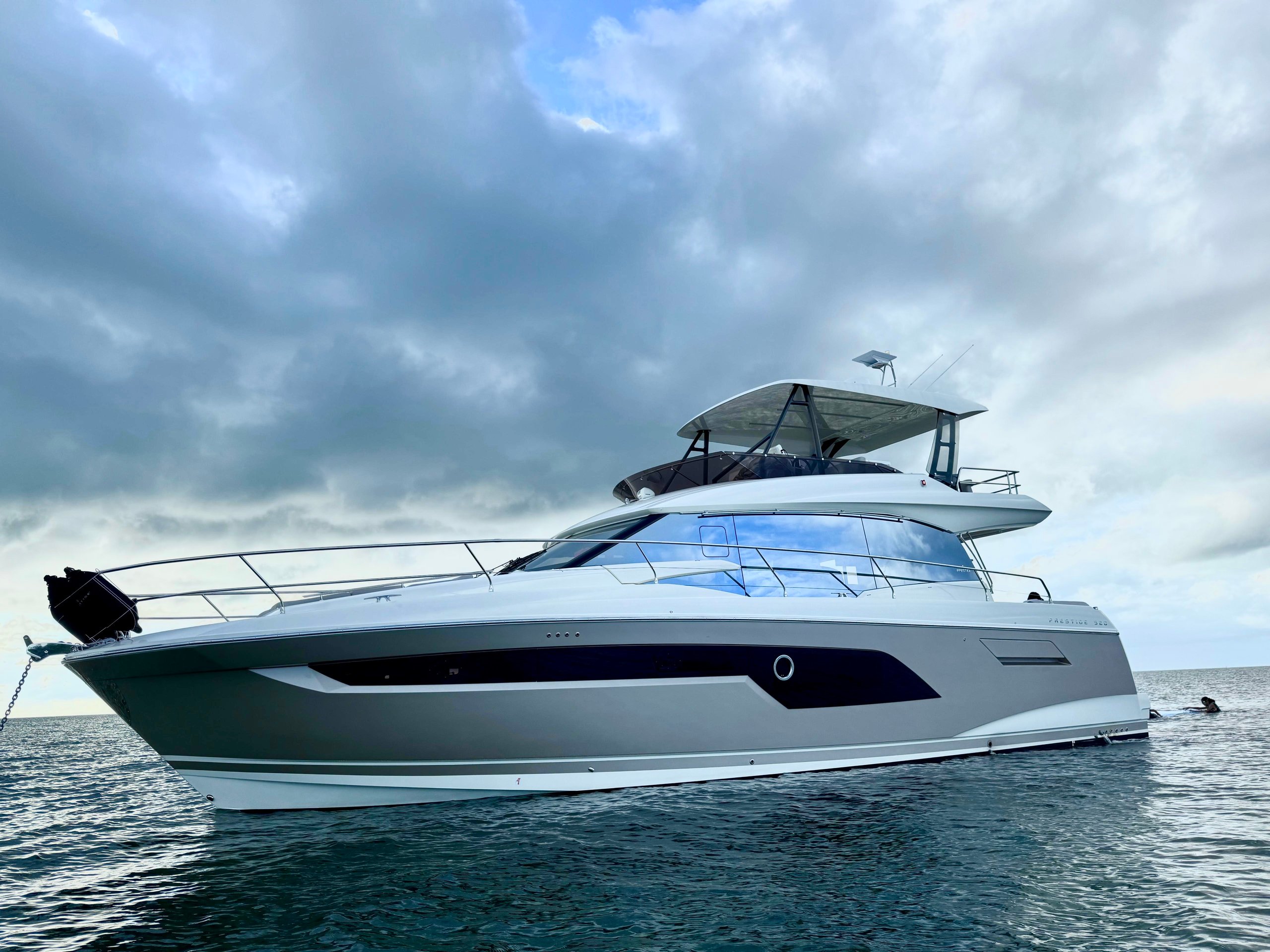 SEVEN yacht at sea luxury charter experience