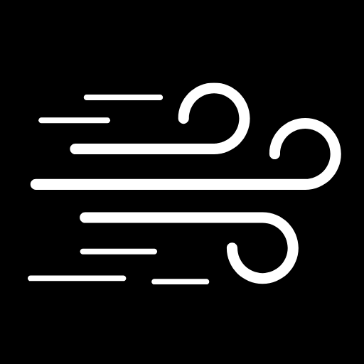 Wind icon representing aft deck sun terrace on SEVEN