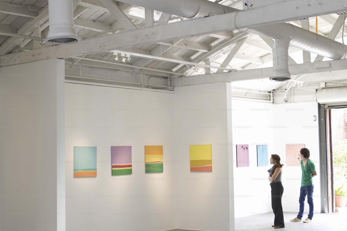 Visual arts exhibition at the Festival of the Arts in Laguna Beach village
