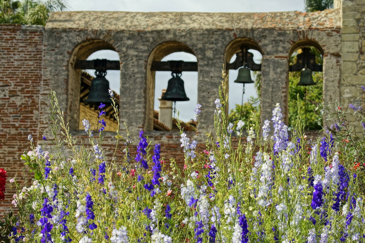 San Juan Capistrano historic Mission and Spanish colonial architecture in South Orange County
