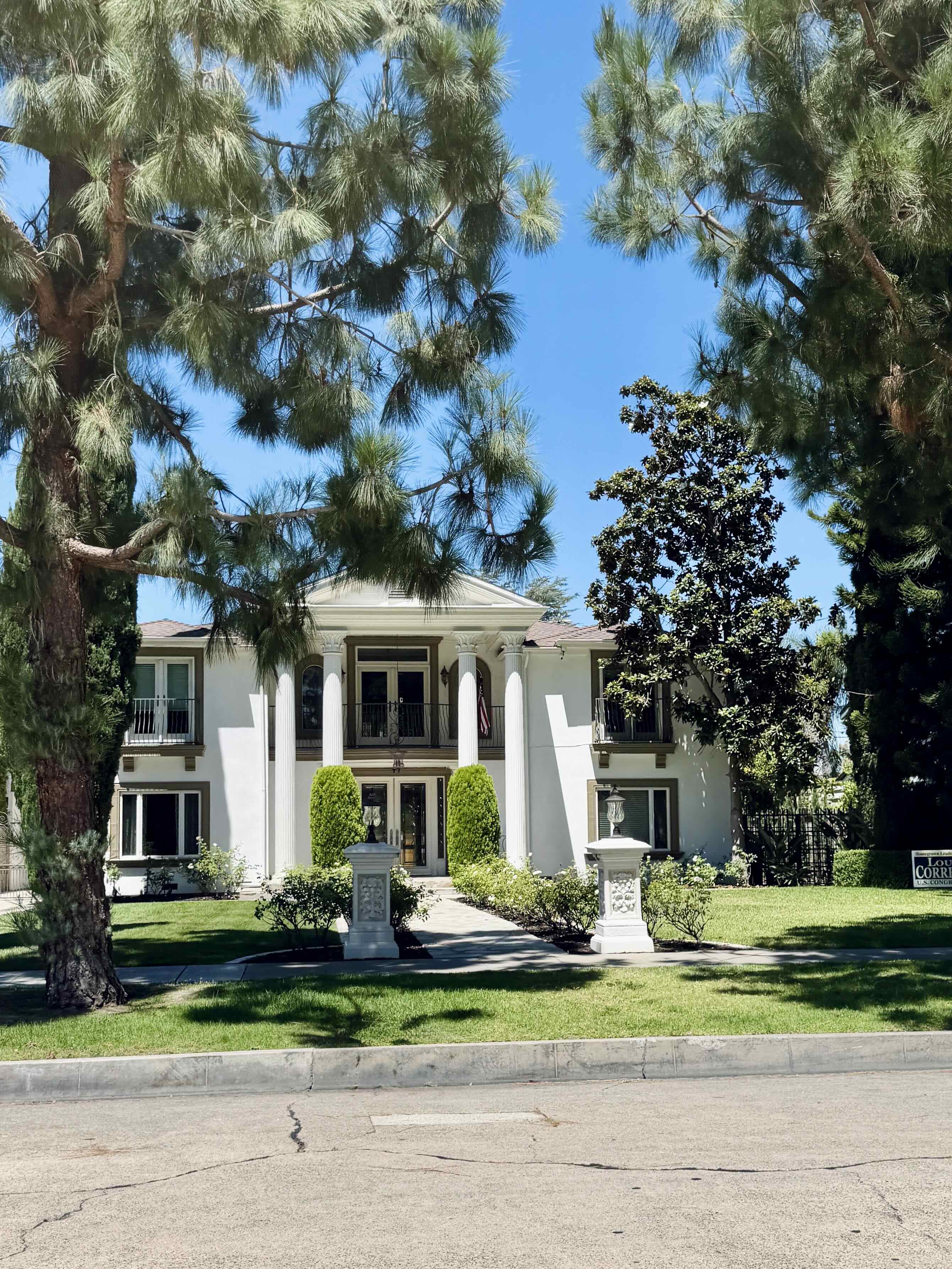 A Floral Park character home in Santa Ana. Early-to-mid 20th century architecture on a wide residential block.