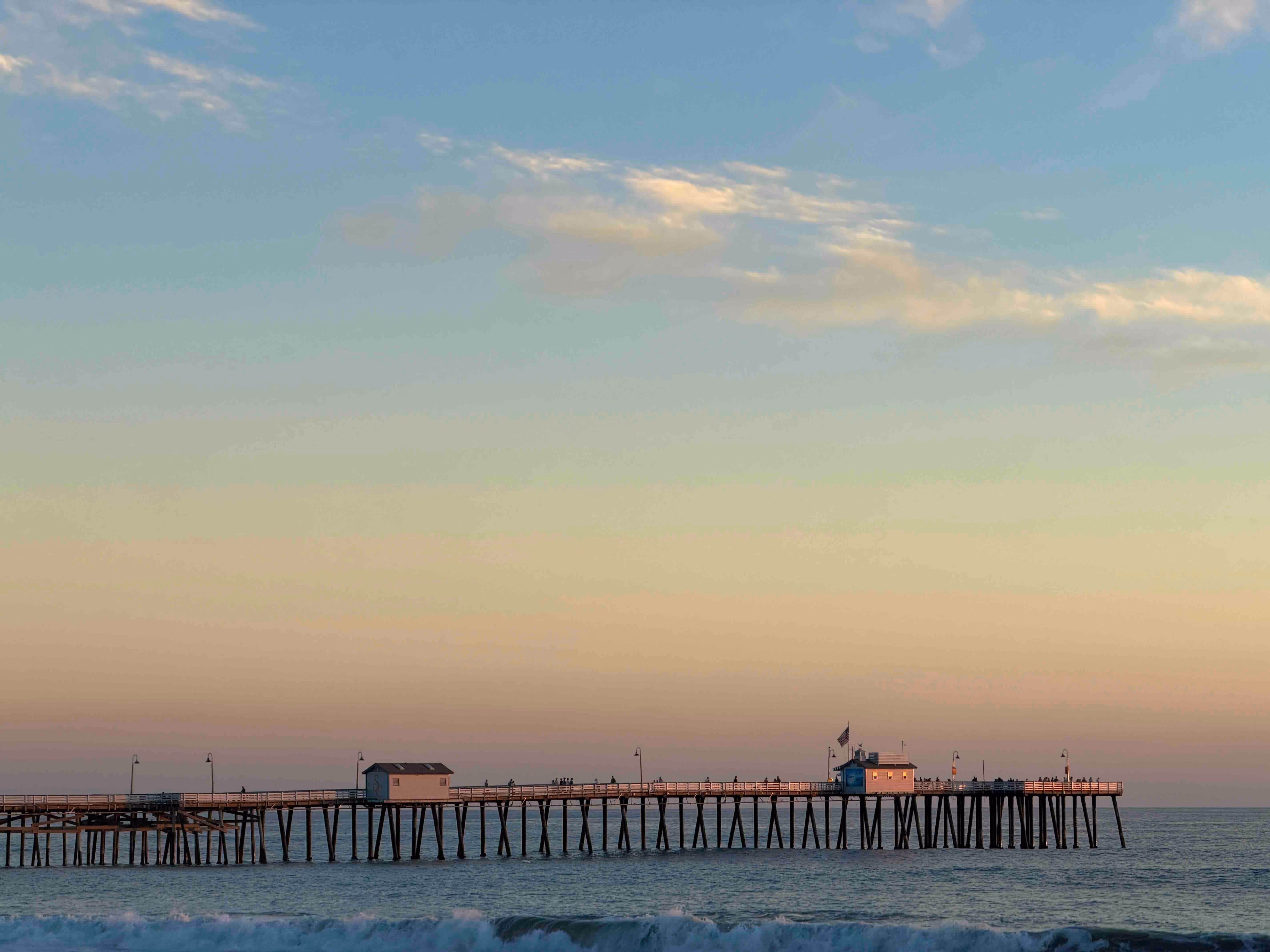 Coastal bluffs and Pacific view over San Clemente, Orange County