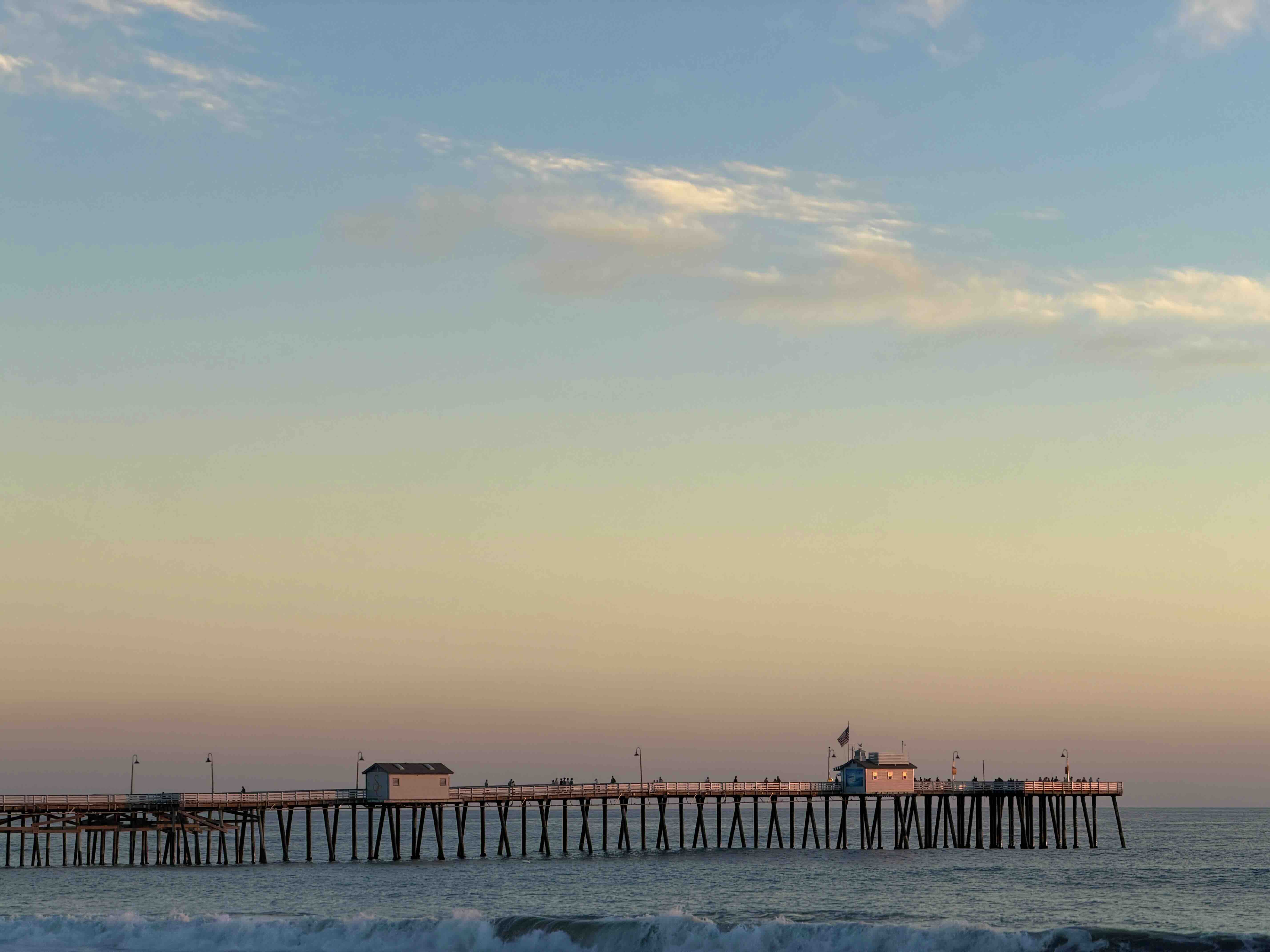 Coastal bluffs and Pacific view over San Clemente, Orange County