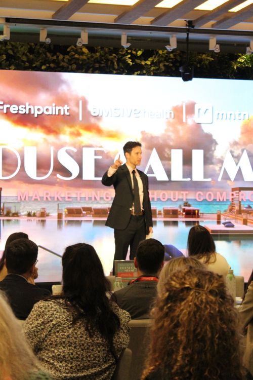 Ray Mina onstage at House Call Miami